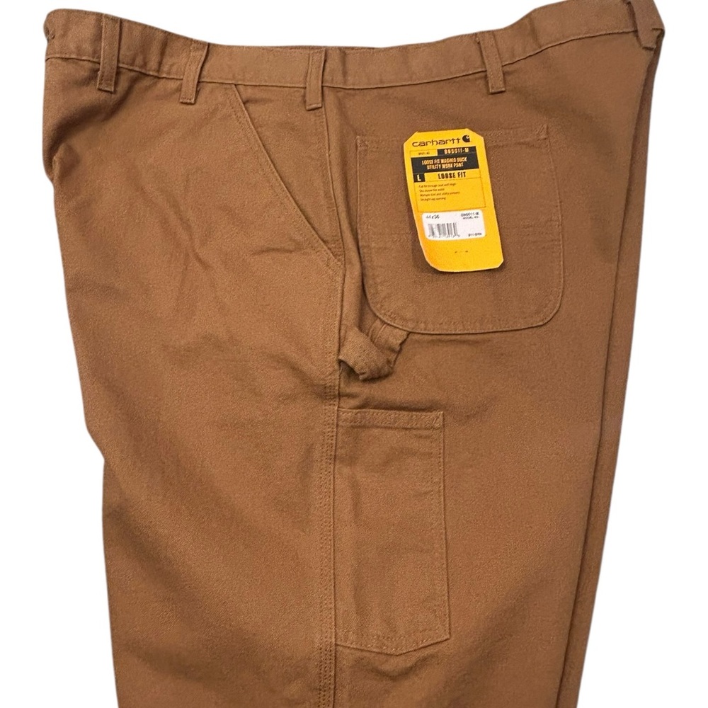 Carhartt Men's Loose Fit Washed Duck Utility Cargo Work Pants 44x36 NWT BN0011-M - Picture 3 of 11